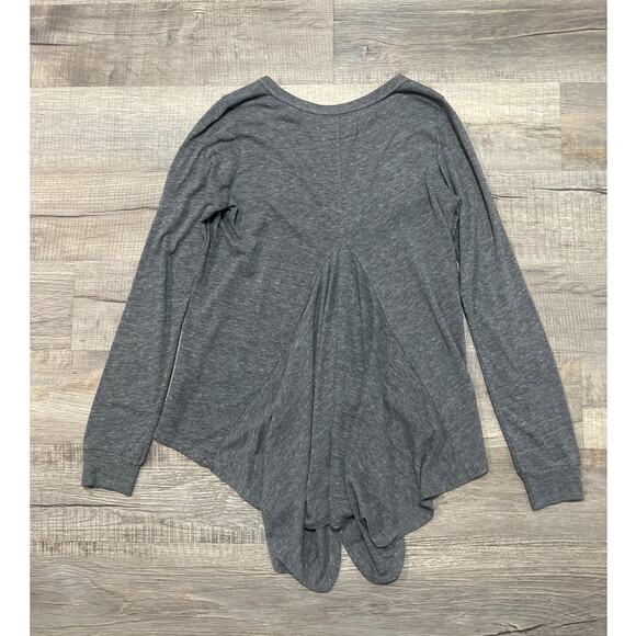 Nation LTD Size 3 Medium Long Sleeve Hi Low Gray Pullover Top Classic Flowy - Picture 2 of 7